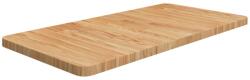 vidaXL világosbarna kezelt tömör fa fürdőszobai pult 80 x 40 x 2, 5 cm (343038)