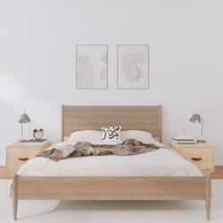 vidaXL 2 db tömör fenyőfa éjjeliszekrény 40 x 34 x 35 cm (818286)