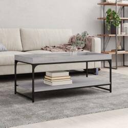 vidaXL szürke sonoma szerelt fa dohányzóasztal 100x49x45 cm (832806)