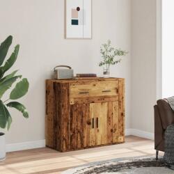 vidaXL öreg fa árnyalatú szerelt fa tálalószekrény 80 x 33 x 70 cm (857075) - vidaxl