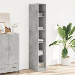 vidaXL betonszürke szerelt fa ruhásszekrény 30 x 50 x 200 cm (3307705) - vidaxl