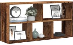 vidaXL antik fa színű szerelt fa fali polc 100 x 25 x 50 cm (853279)