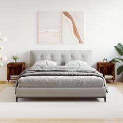 vidaXL 2 db füstös tölgy színű éjjeliszekrény 40 x 35 x 50 cm (830711) - vidaxl
