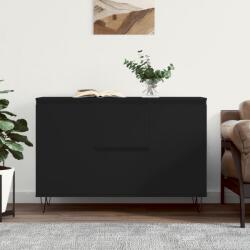 vidaXL fekete szerelt fa tálalószekrény 104 x 35 x 70 cm (827205)