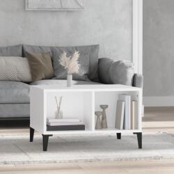 vidaXL fehér szerelt fa dohányzóasztal 60 x 50 x 36, 5 cm (821036)