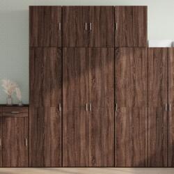 vidaXL barna tölgy színű szerelt fa magasszekrény 80 x 42, 5 x 249 cm (3281370) - vidaxl