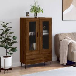 vidaXL barna tölgyszínű szerelt fa magasszekrény 69, 5 x 31 x 115 cm (828323)