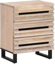 vidaXL tömör mangófa éjjeliszekrény 50 x 34 x 62 cm (377484)