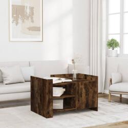 vidaXL füstös tölgy színű szerelt fa dohányzóasztal 80 x 50 x 50 cm (848357)