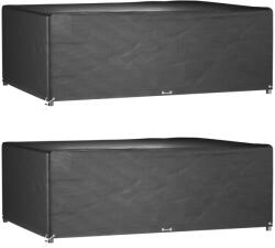 vidaXL 2 db téglalap alakú kerti bútorhuzat 12 fűzőlyukkal 230x165x80 (3155354) - vidaxl
