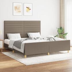 vidaXL tópszínű szövet ágykeret matrac nélkül 160 x 200 cm (3125150)