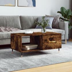 vidaXL füstös tölgy színű szerelt fa dohányzóasztal 90 x 50 x 40 cm (829193)