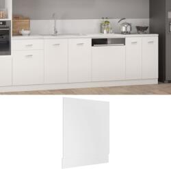 vidaXL Lyon fehér szerelt fa mosogatógép-panel 59, 5 x 3 x 67 cm (802562)