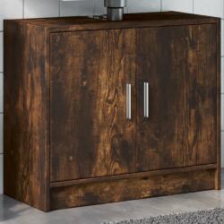 vidaXL füstös tölgy színű szerelt fa mosdószekrény 63 x 29 x 55 cm (848098)