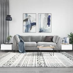 vidaXL 2 db fehér szerelt fa dohányzóasztal 50 x 46 x 35 cm (830861)
