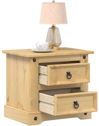vidaXL Corona tömör fenyőfa éjjeliszekrény 53x39x50 cm (4005658)
