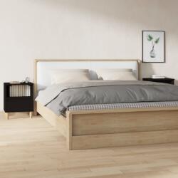 vidaXL 2 db fekete éjjeliszekrény 40 x 35 x 50 cm (821797)