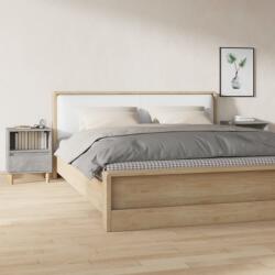 vidaXL 2 db betonszürke éjjeliszekrény 40x35x50 cm (821803)