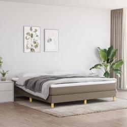 vidaXL tópszínű szövet ágykeret matrac nélkül 160 x 200 cm (3120626)