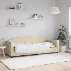 vidaXL krémszínű szövet kanapéágy 80 x 200 cm (354110)