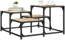 vidaXL sonoma tölgy színű szerelt fa dohányzóasztal 68x 68 x 40 cm (837748)