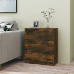 vidaXL füstös tölgy színű szerelt fa tálalószekrény 60 x 30 x 70 cm (816985)