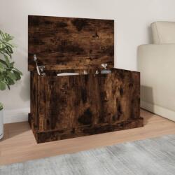 vidaXL füstös tölgy színű szerelt fa tárolóláda 70 x 40 x 38 cm (816509) - vidaxl