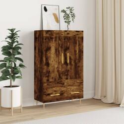 vidaXL füstös tölgy színű szerelt fa magasszekrény 69, 5 x 31 x 115 cm (830313)