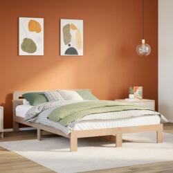 vidaXL tömör fenyőfa ágy matrac nélkül 135 x 190 cm (855573)