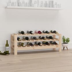 vidaXL tömör fenyőfa bortartó állvány 109, 5 x 30 x 42 cm (822551)