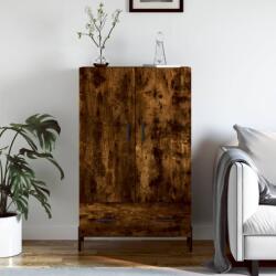 vidaXL füstös tölgy színű szerelt fa magasszekrény 69, 5 x 31 x 115 cm (828249)