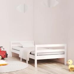 vidaXL fehér tömör fenyőfa ágykeret matrac nélkül 90 x 190 cm (821635)