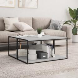 vidaXL 4 db szürke sonoma színű szerelt fa fali polc 80 x 40 x 1, 5 cm (838275)