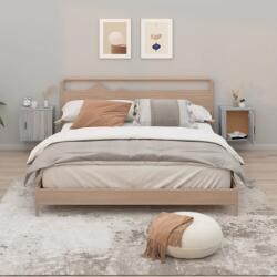 vidaXL 2 db szürke sonoma falra szerelhető éjjeliszekrény 50x30x47 cm (816877)