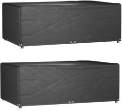 vidaXL 2 db téglalap alakú kerti bútorhuzat 12 fűzőlyukkal 213x132x75 (3155351)