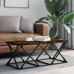 vidaXL füstös tölgy színű szerelt fa dohányzóasztal 100 x 49 x 40 cm (835361)