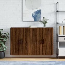 vidaXL 2 db barna tölgy színű faliszekrény 69, 5 x 34 x 90 cm (3195650) - vidaxl