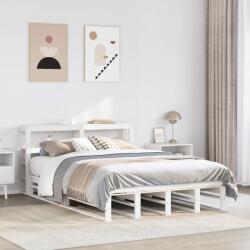 vidaXL fehér tömör fenyőfa ágy matrac nélkül 135 x 190 cm (3306520) - vidaxl