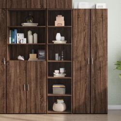 vidaXL barna tölgy színű szerelt fa magasszekrény 45 x 41 x 185 (3281679) - vidaxl