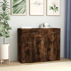vidaXL füstös tölgy színű szerelt fa tálalószekrény 88x30x70 cm (815366)