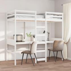 vidaXL fehér tömör fenyő galériaágy-keret matrac nélkül 75 x 190 cm (3308551)