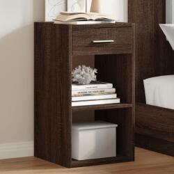 vidaXL 2 db barna tölgy színű szerelt fa éjjeliszekrény 35x34x65 cm (840589)
