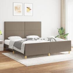 vidaXL tópszínű szövet ágykeret matrac nélkül 180 x 200 cm (3124996)