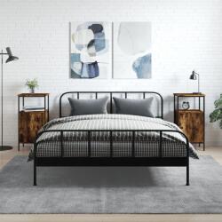 vidaXL 2 db füstös tölgy színű éjjeliszekrény 41 x 31 x 80 cm (825928)