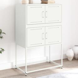 vidaXL fehér acél tálalószekrény 68, 5x38, 5x107 cm (846487)