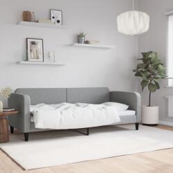 vidaXL világosszürke szövet kanapéágy keret 80 x 200 cm (354028)