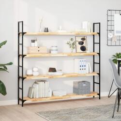 vidaXL kezeletlen tömör akácfa lebegő polc 120 x 20 x 4 cm (3279431)