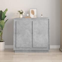vidaXL betonszürke szerelt fa tálalószekrény 80 x 34 x 75 cm (819888) - vidaxl