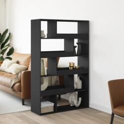 vidaXL fekete szerelt fa könyvespolc 100 x 33 x 156, 5 cm (3309340)
