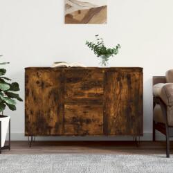 vidaXL füstös tölgy színű szerelt fa tálalószekrény 104 x 35 x 70 cm (827209) - vidaxl
